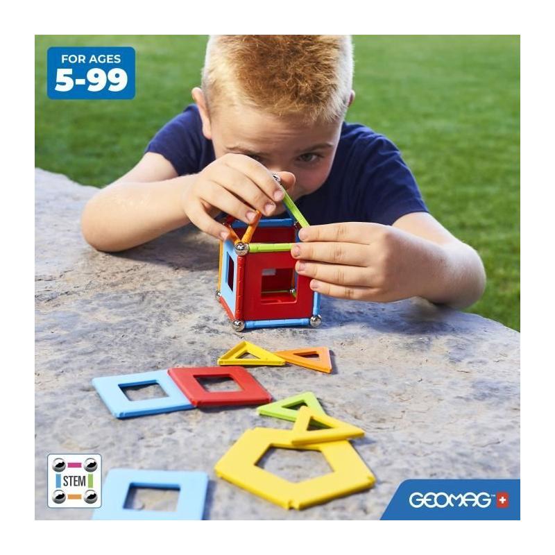 Construisez en 3D avec GEOMAG - Supercolor Panels Recycled 52 pièces