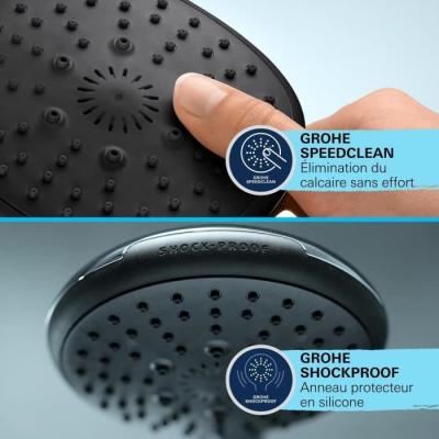 Ensemble de douche GROHE Vitalio Start 110 - Économie d'eau - Chrom