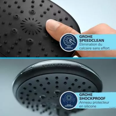 Ensemble de douche GROHE Vitalio Start 110 - Économie d'eau - Chrom