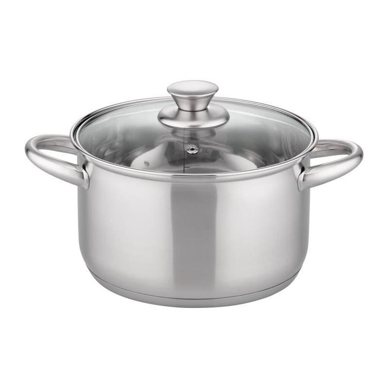 Faitout GSW RIGO 24 cm Induction Acier Inoxydable