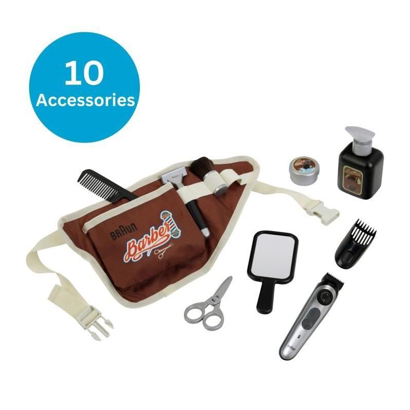 Ceinture de barbier KLEIN 5838 avec tondeuse électronique et accessoires