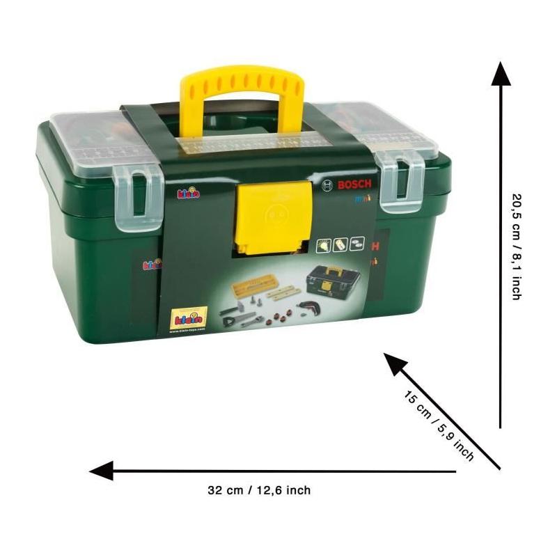 Caisse à outils Bosch KLEIN 8609 - Avec visseuse électronique Ixolino II