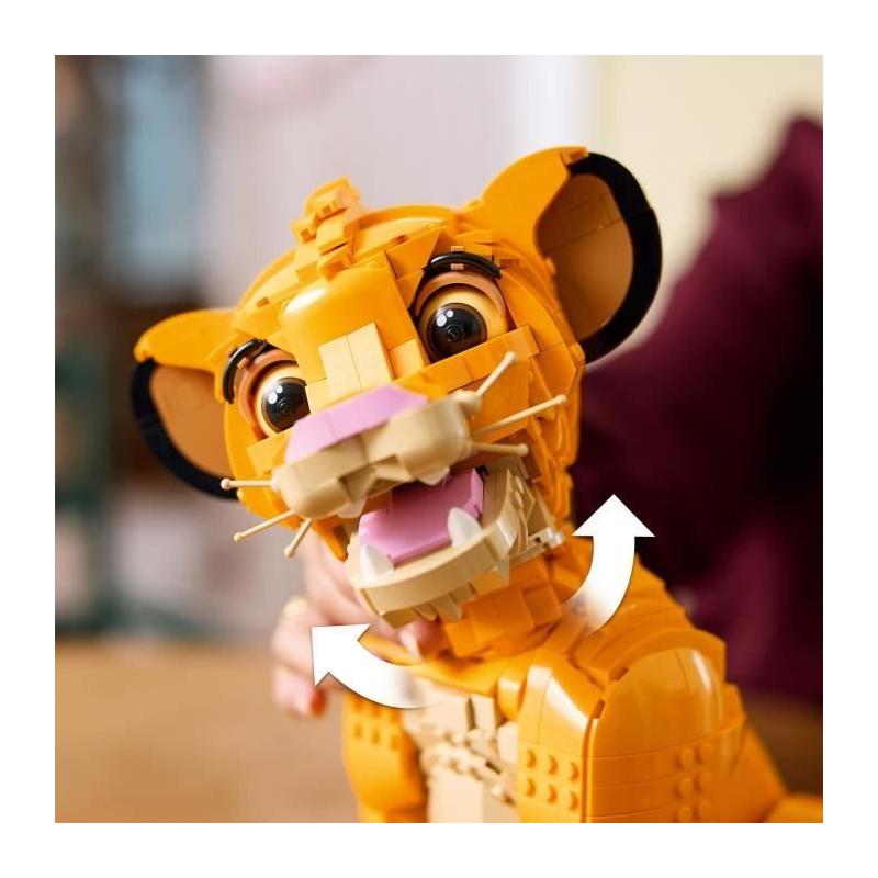 Figurine collector Simba, le jeune Roi lion LEGO Disney Classic