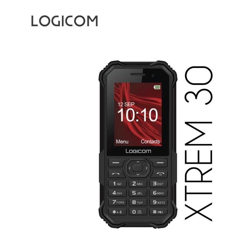 Téléphone Mobile LOGICOM XTREM 30 Noir - Compact et Performant