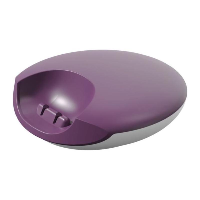Téléphone sans fil LOGICOM DECT ILOA 150 Aubergine - Compact et élégant