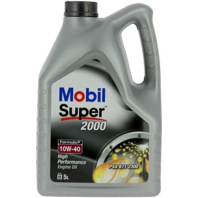 Bidon huile moteur MOBIL S2000 10W40 Formula-P - 5L - 4 saisons