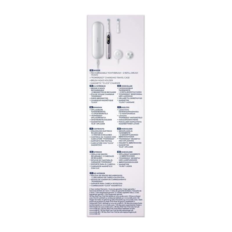 Brosse à dents électrique ORAL-B iO9s Series - Rose Quartz
