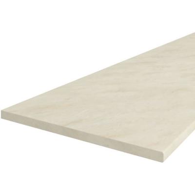 Plan de travail stratifié beige mat - L 240 cm - Ep 28 mm