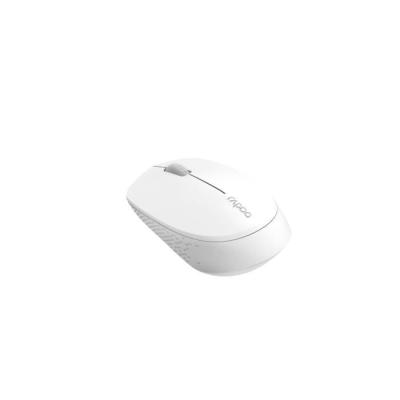 Souris sans fil Rapoo M100 Silent Blanche - Compacte et Silencieuse