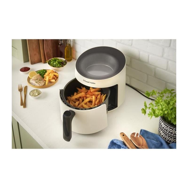 Friteuse sans huile RUSSELL HOBBS SatisFry Air Panoramic 27420-56 Cream - 5L - 10 programmes - 1500W