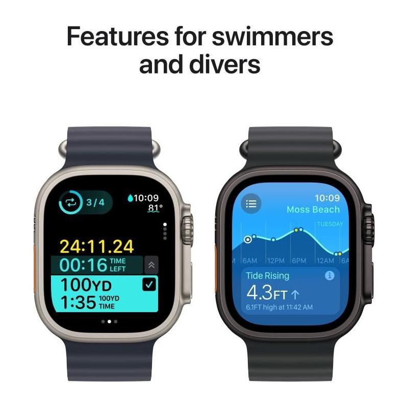 Montre Apple Watch Ultra 2 GPS + Cellular - Boîtier Black Titanium