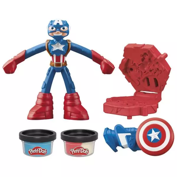 Play-Doh Marvel Captain America Stampig Shield