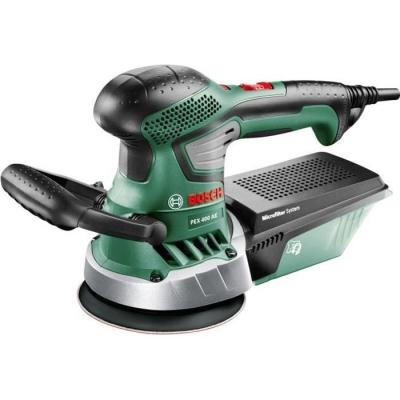 Ponceuse Excentrique Bosch PEX 400 AE (350W) avec Coffret de Rangement