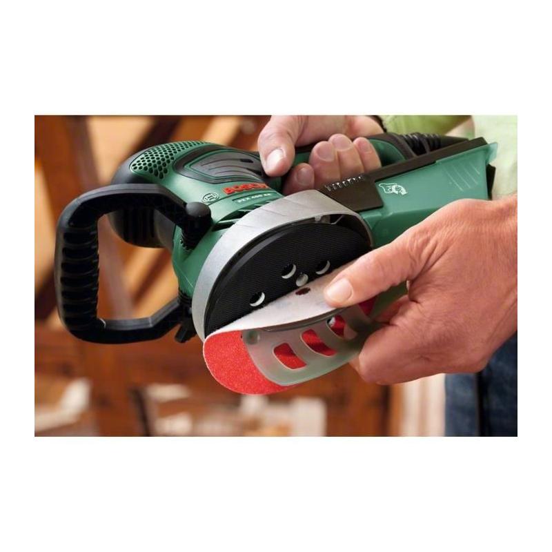Ponceuse Excentrique Bosch PEX 400 AE (350W) avec Coffret de Rangement