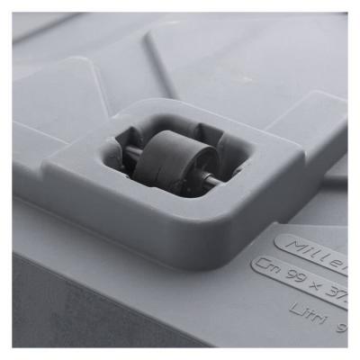 Pot de fleur Cube DEROMA Millennium R Anthracite 49 cm