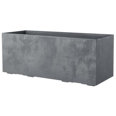 Jardinière Muret DEROMA Millennium R - Ashgrey - Avec réserve d'eau - 99 cm