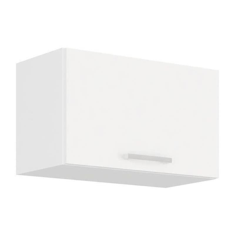 ATLAS Meuble hotte blanc pour cuisine - L60 x P31 x H72 cm