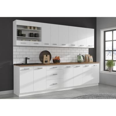 ATLAS Meuble hotte blanc pour cuisine - L60 x P31 x H72 cm