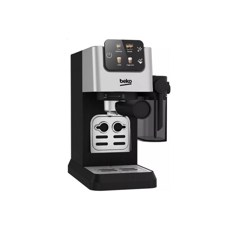 Machine expresso manuelle BEKO CEP5304X - Design Argenté, Puissante 1628W - Capacité 1,1L