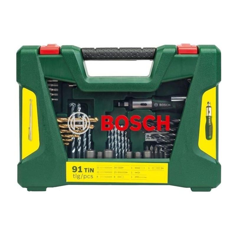 Coffret d'accessoires perçage et vissage V-Line (91 pcs) - BOSCH