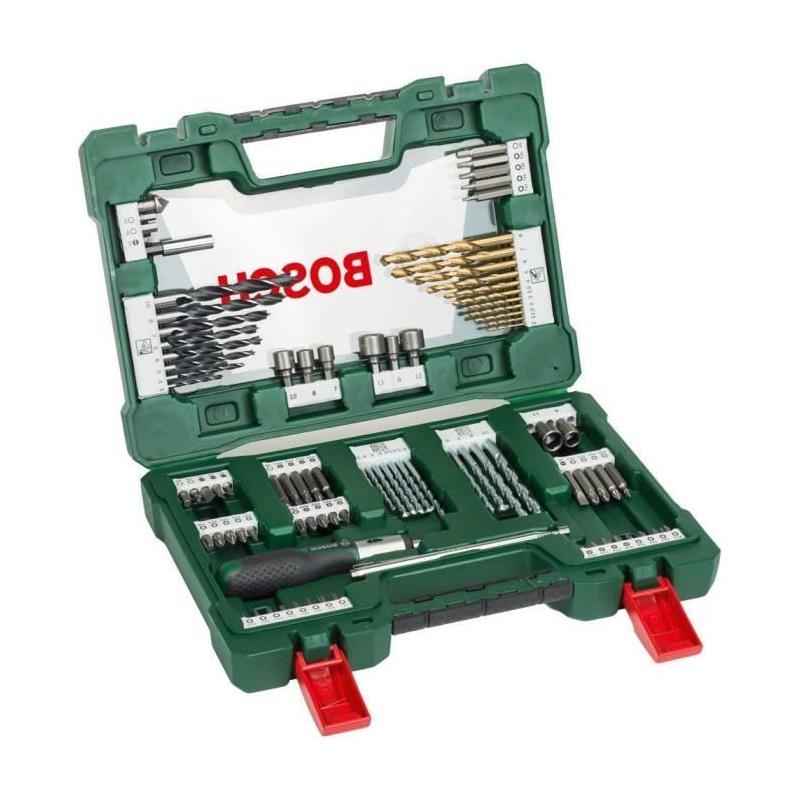 Coffret d'accessoires perçage et vissage V-Line (91 pcs) - BOSCH