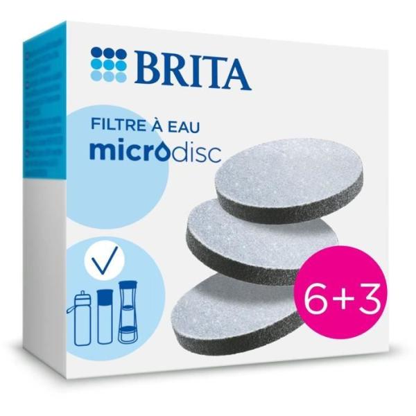 Cartouche BRITA - MicroDisc - Pack de 9 - 1 filtre 1 mois de filtration