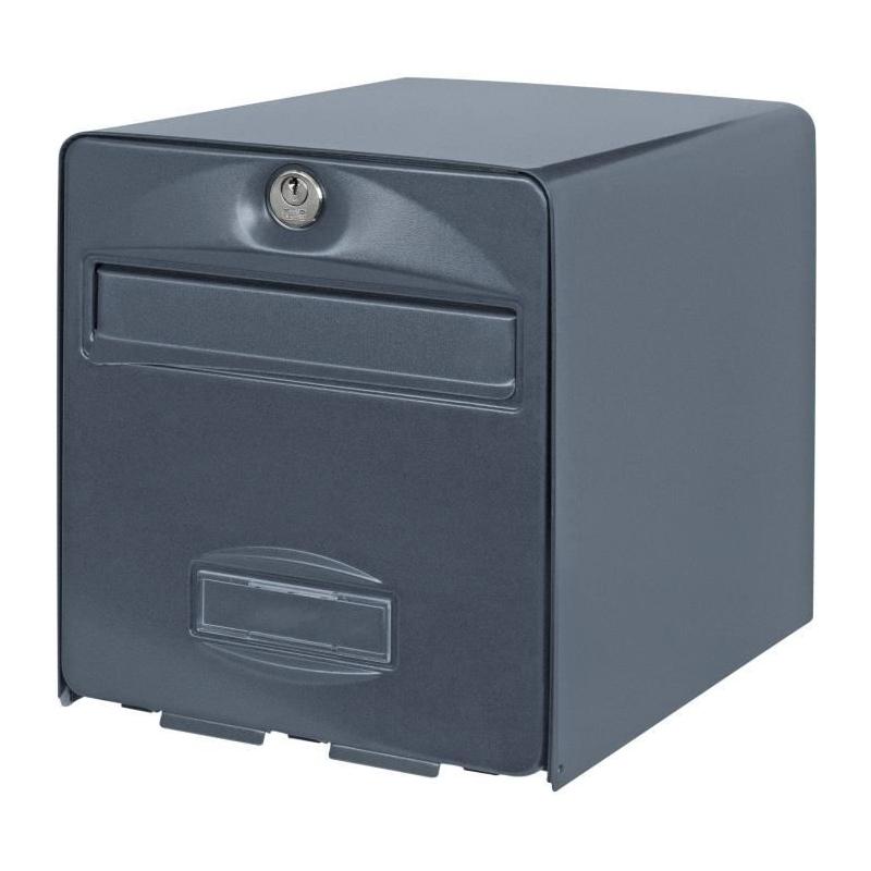 Boîte aux lettres BALTHAZAR 2 Portes - Sur pied - Anthracite - Acier galvanisé