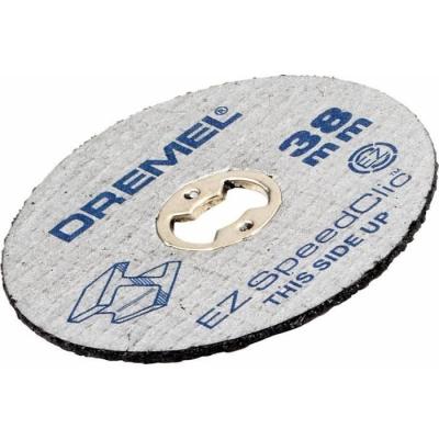 Lot de 12 Disques DREMEL EZ SpeedClic pour Tronçonnage/Découpe Métaux - ø 38mm