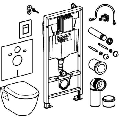 Pack WC complet - 6l 1,13m - GROHE