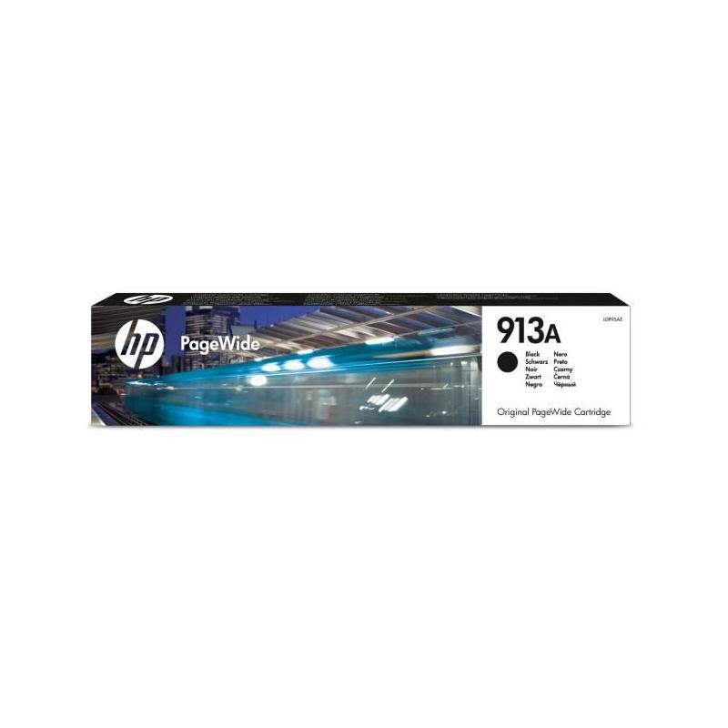 Cartouche d'encre noire HP 913A authentique - Pour HP PageWide 377/452/477