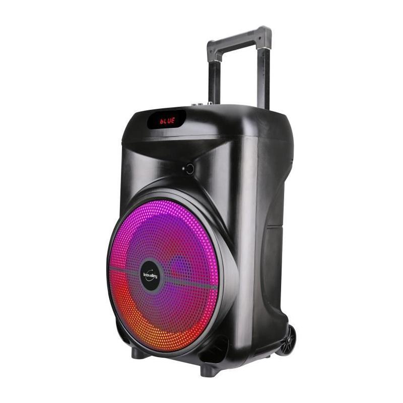 Enceinte trolley lumineuse 700W Bluetooth - INOVALLEY
