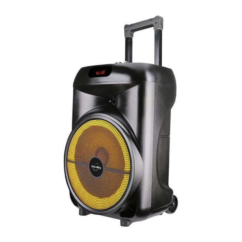 Enceinte trolley lumineuse 700W Bluetooth - INOVALLEY