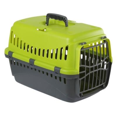 Caisse de transport pour chien Kerbl Expedition PVC 48x32x32cm - Vert/Gris