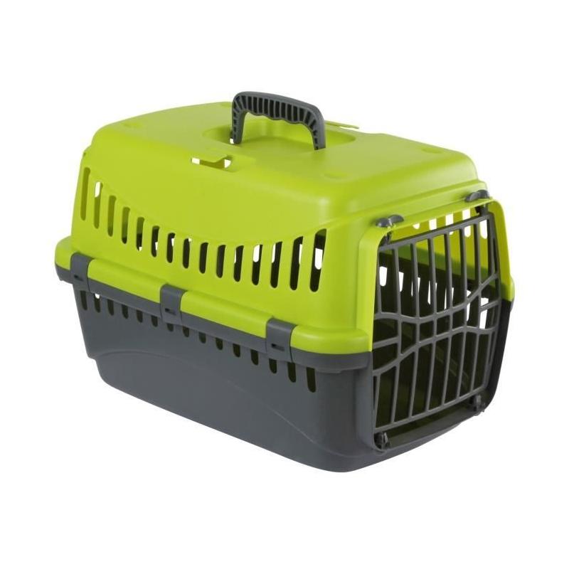 Caisse de transport pour chien Kerbl Expedition PVC 48x32x32cm - Vert/Gris
