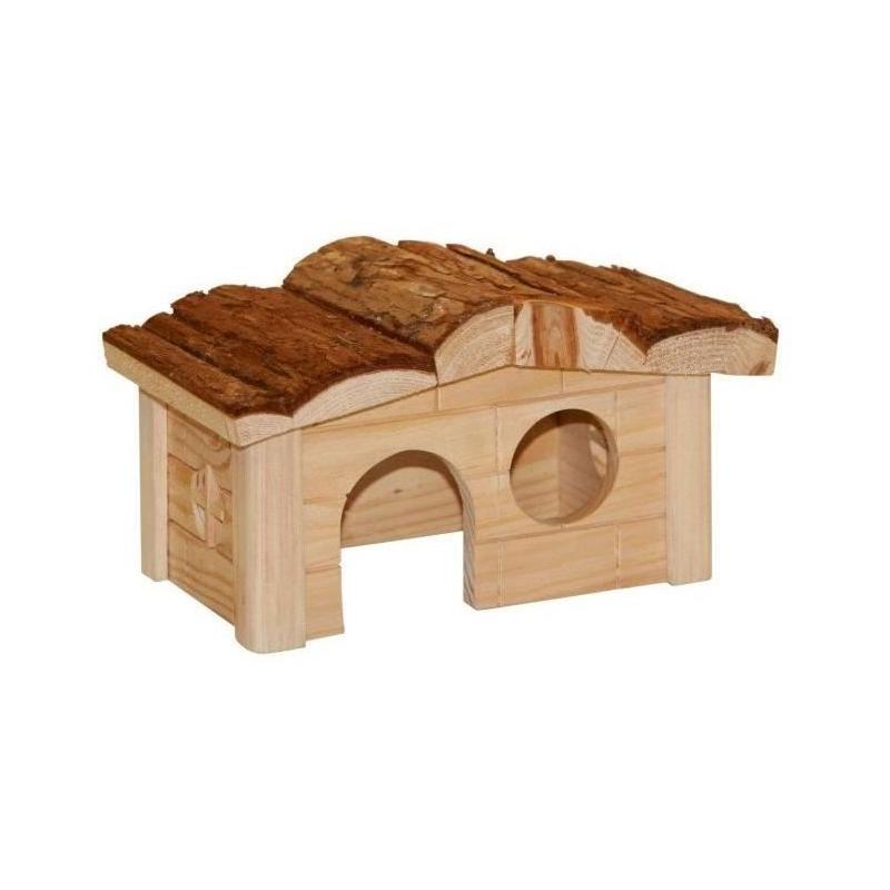 Maison pour petit rongeur - KERBL - Nature - 20 x 14 x 12 cm