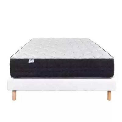 Ensemble matelas + sommier luxe SERENITE 160x200 cm - Ferme