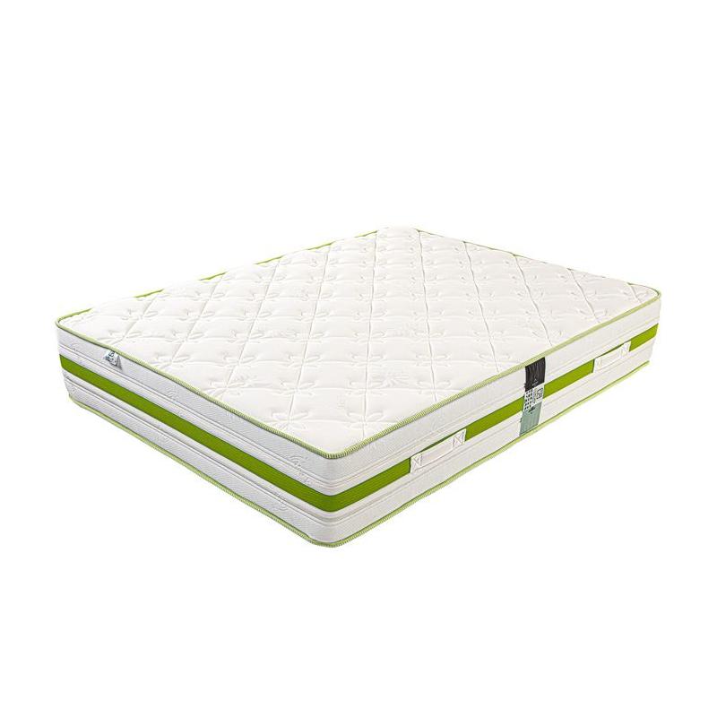 Ensemble matelas + sommier de luxe ReVERIE - 140 x 190 cm - Ferme - Textile Oeko-Tex