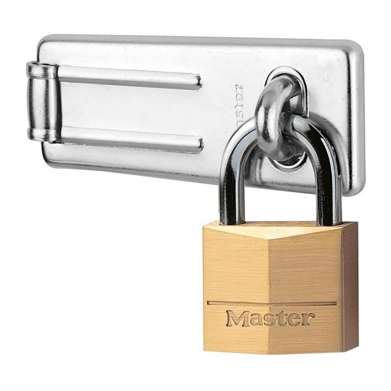 Ensemble Moraillon de Porte et Cadenas à Clé - Sécurité MAX - 140703EURD