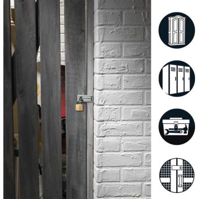 Ensemble Moraillon de Porte et Cadenas à Clé - Sécurité MAX - 140703EURD