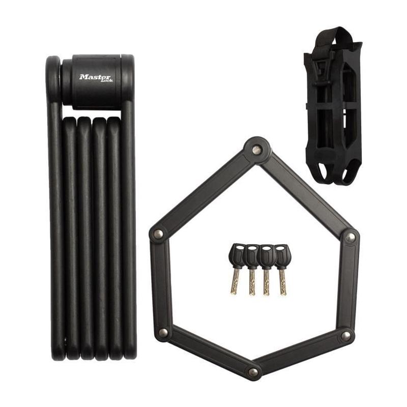 Antivol Vélo Pliable MASTER LOCK - Sécurité en Acier Trempé
