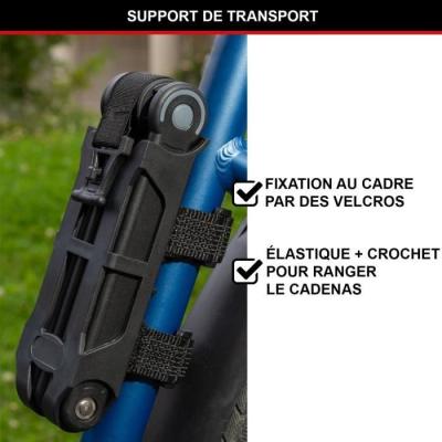 Antivol Vélo Pliable MASTER LOCK - Sécurité en Acier Trempé
