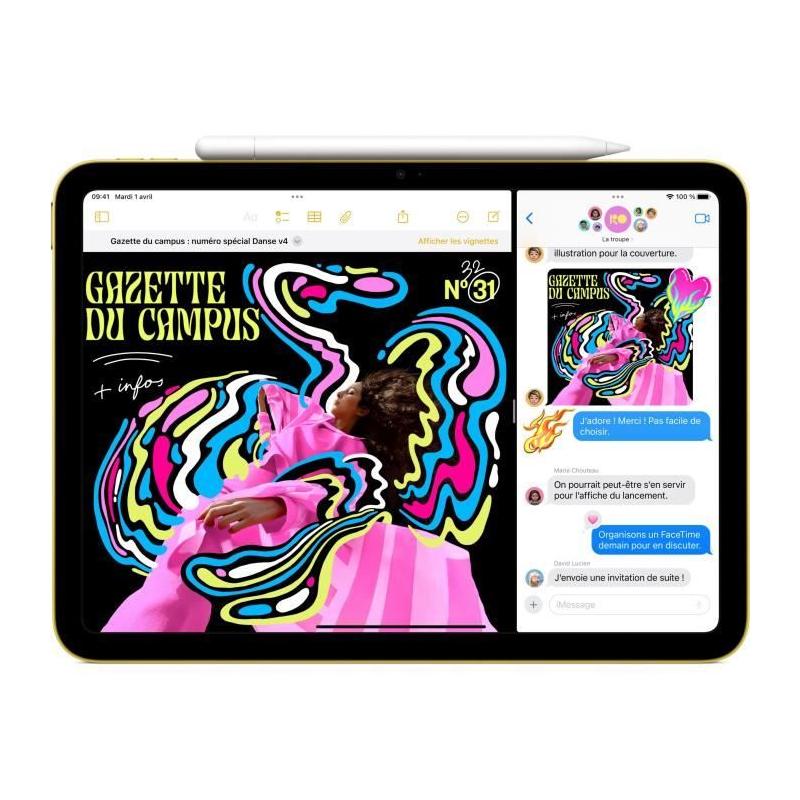 iPad A16 (2025) - 11 - Wi-Fi + Cellular - 512Go - Rose - Ultra performant