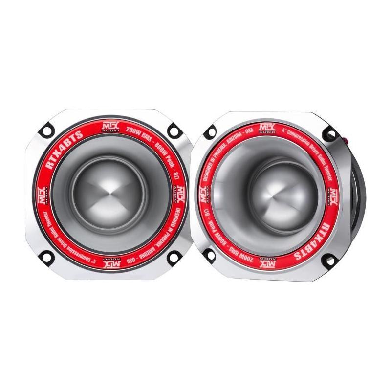 Enceinte de voiture MTX AUDIO haut-parleur tweeter RTX4BTs Ø10cm 200W RMS