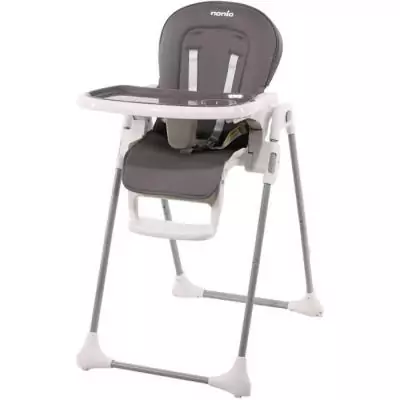 Chaise haute NANIA BIANCA - Confortable et pratique - Fabriquée en France
