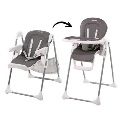 Chaise haute NANIA BIANCA - Confortable et pratique - Fabriquée en France