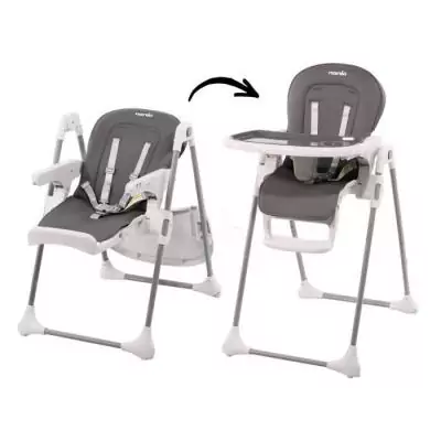 Chaise haute NANIA BIANCA - Confortable et pratique - Fabriquée en France