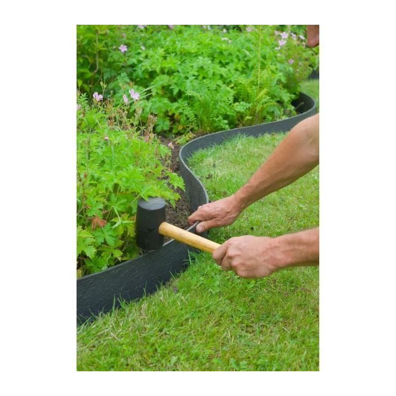 Bordure de jardin noire 5mm - Dimension 0,12x12m
