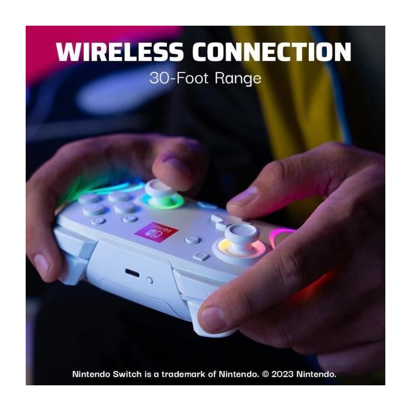 Manette de jeu PDP Afterglow Wave - Éclairage RVB - 2100 mAh