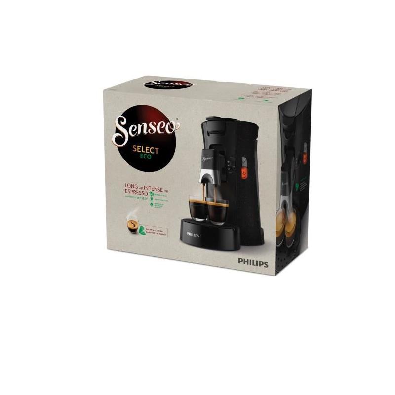 Machine à café dosette SENSEO SELECT Philips CSA240/21 - Intensité Plus, Booster d'arômes, Crema plus