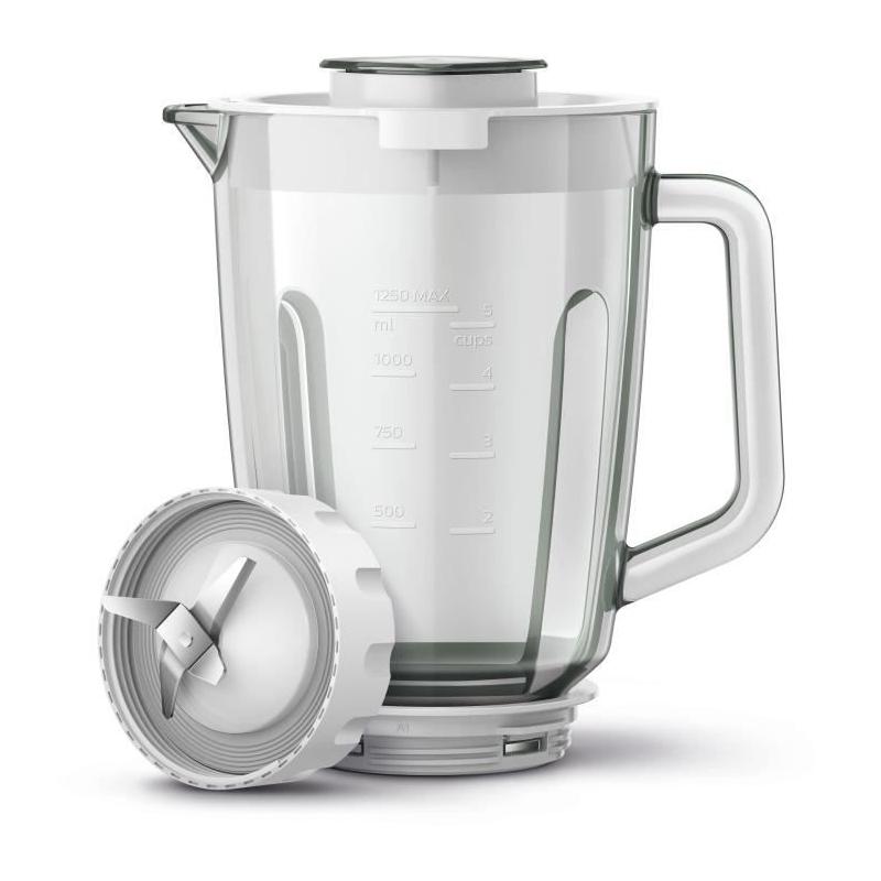 Mélangeur PHILIPS Serie 3000 HR2291/20 - Verre 1.25L - 2 Vitesses - 600W